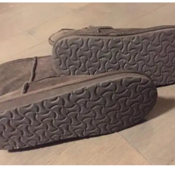 NINE WEST Classic Suede look Ankle Knee Low Heel Boots Women’s Size 7 - Picture 4 of 6